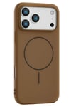 Mey İthalat®   iPhone 17 Pro Max Jully Magsafe Kapak - Kahverengi