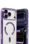 Mey İthalat®   iPhone 17 Pro Max Kross Magneticsafe Kapak - Mor