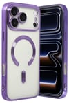 Mey İthalat®   iPhone 17 Pro Max Kross Magneticsafe Kapak - Mor
