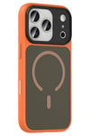 Mey İthalat®   iPhone 17 Pro Max Megane Magsafe Kapak - Turuncu