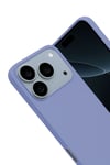 Mey İthalat®   iPhone 17 Pro Max Nano içi Kadife Silikon - Lila