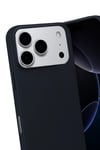 Mey İthalat®   iPhone 17 Pro Max Nano içi Kadife Silikon - Siyah