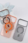 Mey İthalat®   iPhone 17 Pro Max PC Blank Magsafe Kapak - Çöl Titanyum