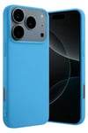 Mey İthalat®   iPhone 17 Pro Nano içi Kadife Silikon - Mavi