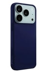 Mey İthalat®   iPhone 17 Pro Nano içi Kadife Silikon - Lacivert