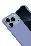 Mey İthalat®   iPhone 17 Pro Nano içi Kadife Silikon - Lila