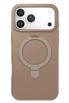Mey İthalat®   iPhone 17 Pro Regal Magsafe Standlı Kapak - Çöl Titanyum