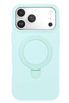 Mey İthalat®   iPhone 17 Pro Regal Magsafe Standlı Kapak - Su Yeşili