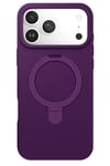 Mey İthalat®   iPhone 17 Pro Regal Magsafe Standlı Kapak - Derin Mor