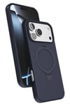 Mey İthalat®   iPhone 17 Pro Regal Magsafe Standlı Kapak - Lacivert