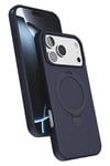 Mey İthalat®   iPhone 17 Pro Regal Magsafe Standlı Kapak - Lacivert