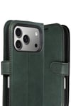 Mey İthalat®   iPhone 17 Pro Trend S Plus Kapaklı Kılıf - Yeşil