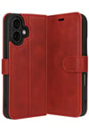 Mey İthalat®   iPhone 17 Trend S Plus Kapaklı Kılıf - Kırmızı