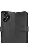 Mey İthalat®   iPhone 17 Trend S Plus Kapaklı Kılıf - Siyah