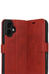 Mey İthalat®   iPhone 17 Trend S Plus Kapaklı Kılıf - Kırmızı
