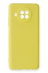 Mey İthalat®   Mi 10T Lite Kılıf Nano içi Kadife Silikon - Sarı