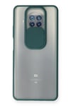 Mey İthalat®   Mi 10T Lite Kılıf Palm Buzlu Kamera Sürgülü Silikon - Yeşil