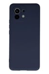Mey İthalat®   Mi 11 Kılıf Nano içi Kadife Silikon - Lacivert