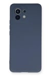 Mey İthalat®   Mi 11 Kılıf Nano içi Kadife Silikon - Gri