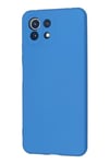 Mey İthalat®   Mİ 11 Lite Kılıf Nano içi Kadife Silikon - Mavi