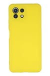 Mey İthalat®   Mİ 11 Lite Kılıf Nano içi Kadife Silikon - Sarı