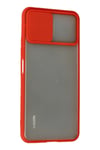 Mey İthalat®   Mİ 11 Lite Kılıf Palm Buzlu Kamera Sürgülü Silikon - Kırmızı