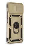 Mey İthalat®   Mİ 11 Lite Kılıf Pars Lens Yüzüklü Silikon - Gold