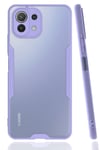 Mey İthalat®   Mİ 11 Lite Kılıf Platin Silikon - Lila