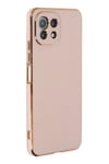 Mey İthalat®   Mİ 11 Lite Kılıf Volet Silikon - Pembe