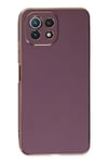Mey İthalat®   Mİ 11 Lite Kılıf Volet Silikon - Mor