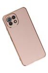 Mey İthalat®   Mİ 11 Lite Kılıf Volet Silikon - Pembe