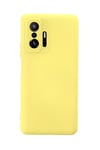 Mey İthalat®   Mi 11T Pro Kılıf Nano içi Kadife Silikon - Sarı