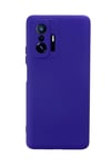 Mey İthalat®   Mi 11T Pro Kılıf Nano içi Kadife Silikon - Mor