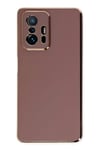 Mey İthalat®   Mi 11T Pro Kılıf Volet Silikon - Kırmızı