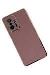 Mey İthalat®   Mi 11T Pro Kılıf Volet Silikon - Kırmızı