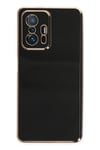 Mey İthalat®   Mi 11T Pro Kılıf Volet Silikon - Siyah