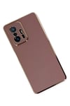 Mey İthalat®   Mi 11T Pro Kılıf Volet Silikon - Kırmızı