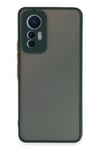 Mey İthalat®   Mi 12 Lite Kılıf Montreal Silikon Kapak - Yeşil