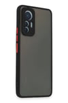 Mey İthalat®   Mi 12 Lite Kılıf Montreal Silikon Kapak - Siyah