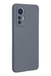Mey İthalat®   Mi 12 Lite Kılıf Nano içi Kadife Silikon - Gri