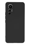 Mey İthalat®   Mi 12 Lite Kılıf Nano içi Kadife Silikon - Siyah