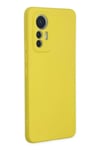 Mey İthalat®   Mi 12 Lite Kılıf Nano içi Kadife Silikon - Sarı