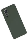 Mey İthalat®   Mi 12 Lite Kılıf Nano içi Kadife Silikon - Koyu Yeşil