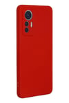 Mey İthalat®   Mi 12 Lite Kılıf Nano içi Kadife Silikon - Kırmızı