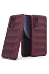 Mey İthalat®   Mi 12 Lite Kılıf Optimum Silikon - Bordo