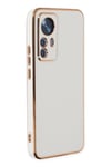 Mey İthalat®   Mi 12T Pro Kılıf Volet Silikon - Beyaz