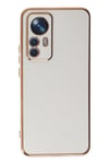 Mey İthalat®   Mi 12T Pro Kılıf Volet Silikon - Beyaz