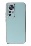 Mey İthalat®   Mi 12T Pro Kılıf Volet Silikon - Açık Yeşil
