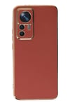 Mey İthalat®   Mi 12T Pro Kılıf Volet Silikon - Kırmızı