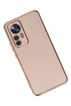 Mey İthalat®   Mi 12T Pro Kılıf Volet Silikon - Pembe